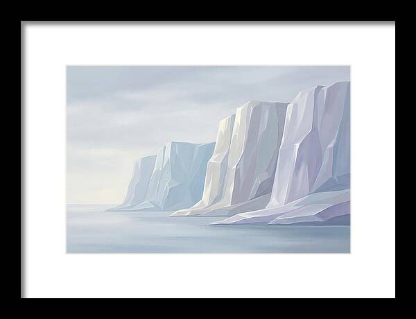 Quartz Cliffs Gleaming In Sunlight