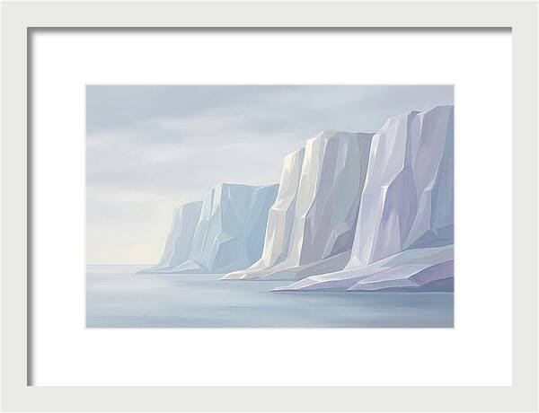 Quartz Cliffs Gleaming In Sunlight
