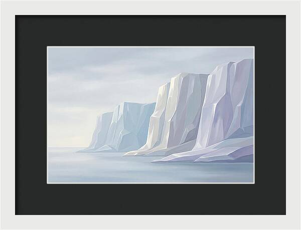 Quartz Cliffs Gleaming In Sunlight