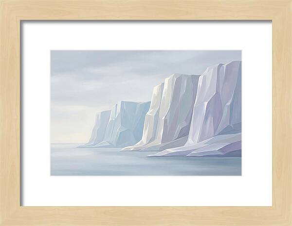 Quartz Cliffs Gleaming In Sunlight