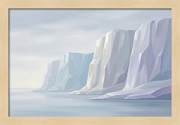Quartz Cliffs Gleaming In Sunlight