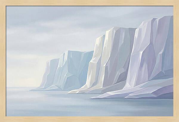 Quartz Cliffs Gleaming In Sunlight