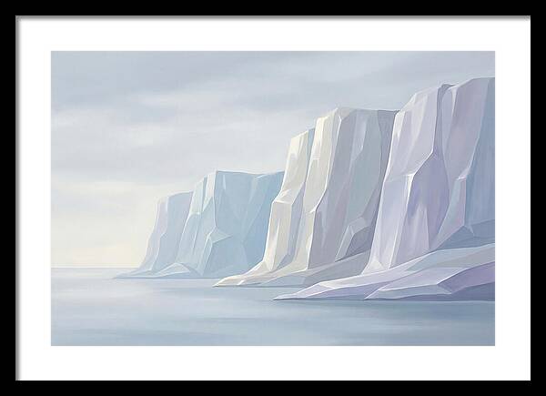 Quartz Cliffs Gleaming In Sunlight
