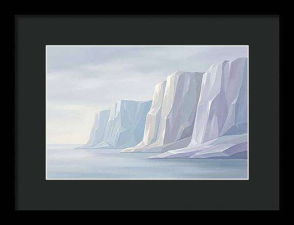Quartz Cliffs Gleaming In Sunlight