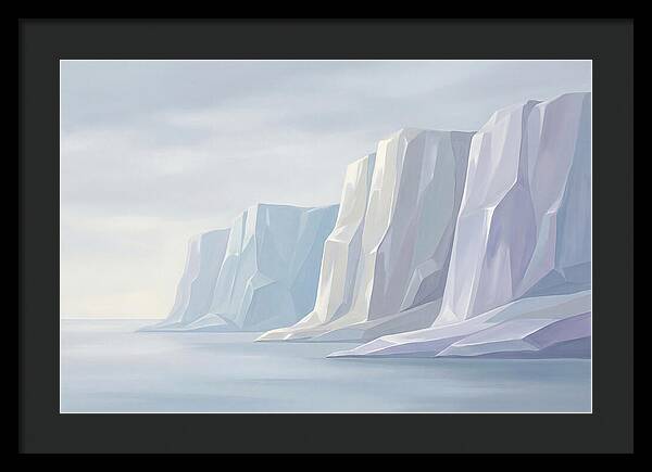 Quartz Cliffs Gleaming In Sunlight