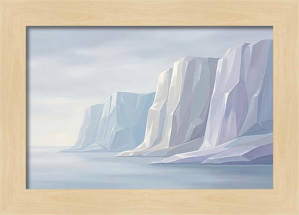 Quartz Cliffs Gleaming In Sunlight