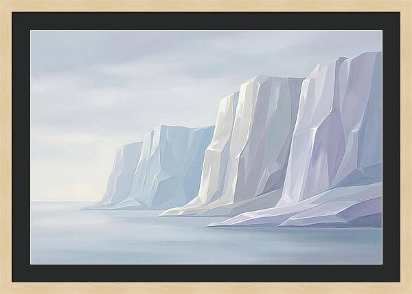 Quartz Cliffs Gleaming In Sunlight
