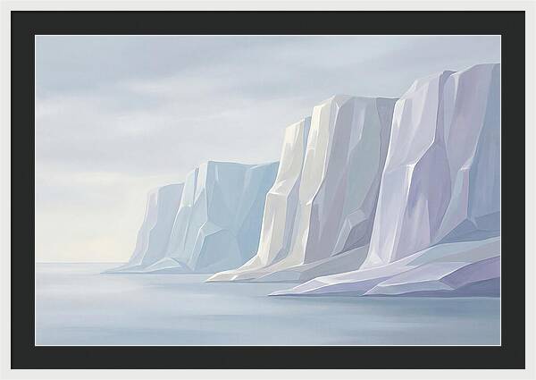 Quartz Cliffs Gleaming In Sunlight