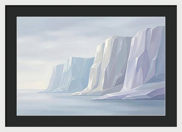 Quartz Cliffs Gleaming In Sunlight
