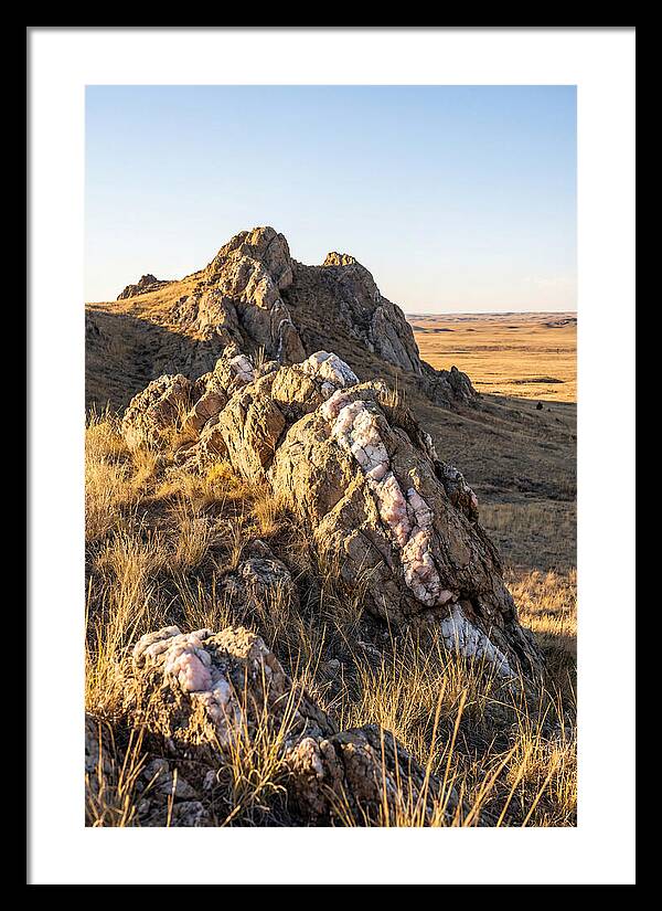 Quartz Mountain Formation At Sunset