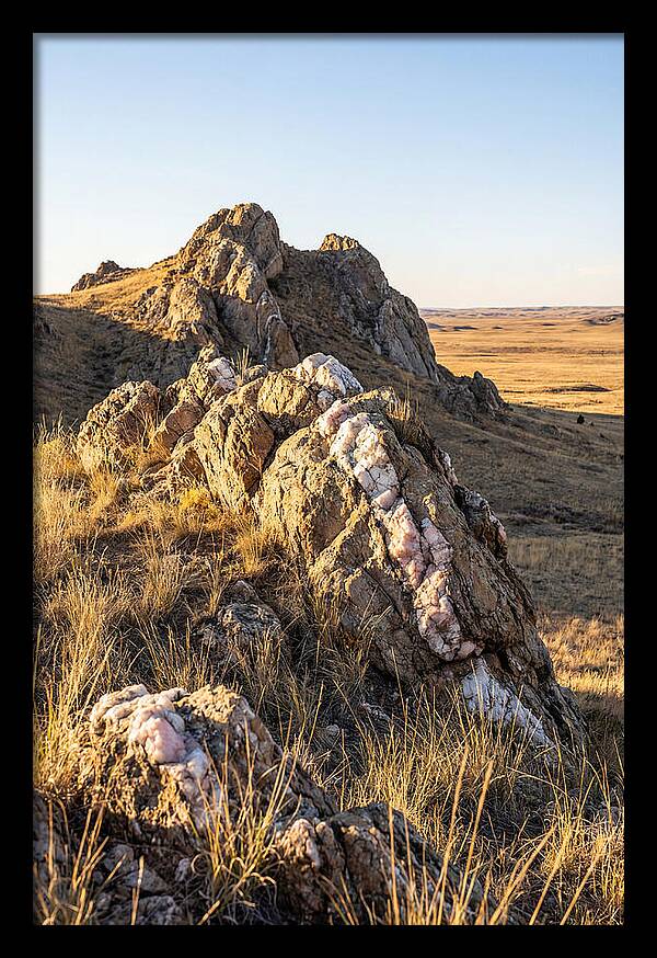Quartz Mountain Formation At Sunset