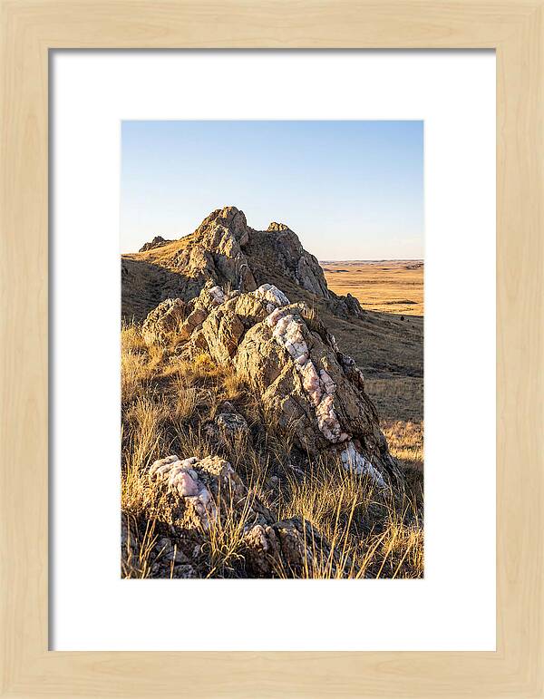 Quartz Mountain Formation At Sunset