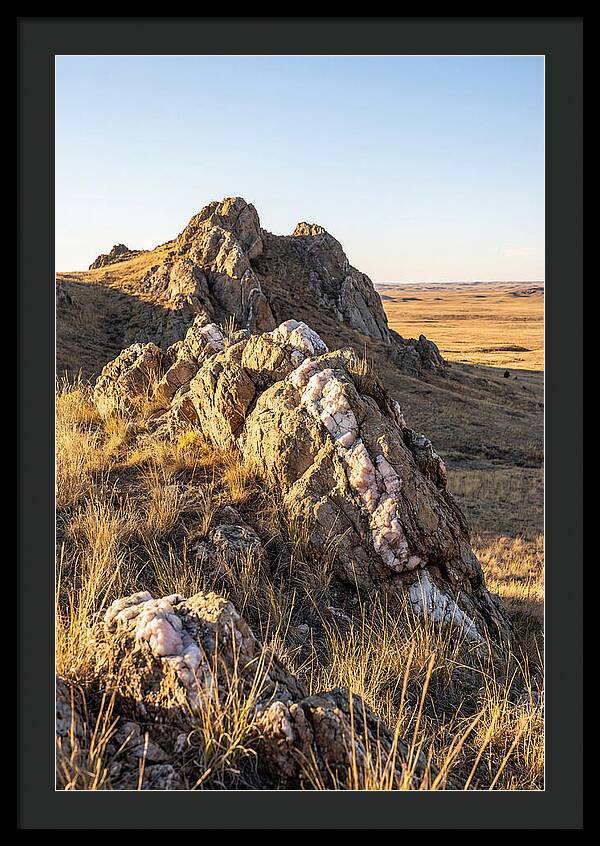 Quartz Mountain Formation At Sunset