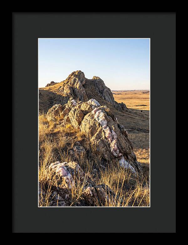 Quartz Mountain Formation At Sunset