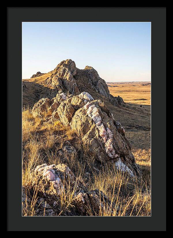 Quartz Mountain Formation At Sunset