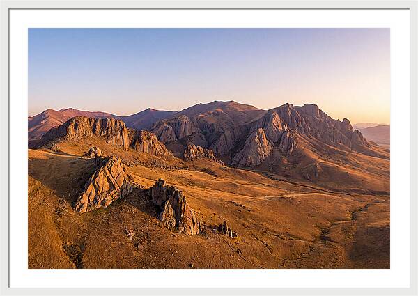 Quartz Mountain Vista At Dusk