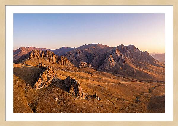 Quartz Mountain Vista At Dusk
