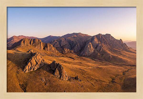 Quartz Mountain Vista At Dusk