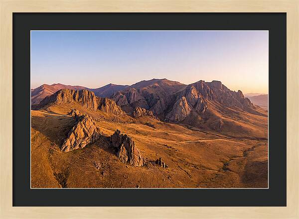 Quartz Mountain Vista At Dusk