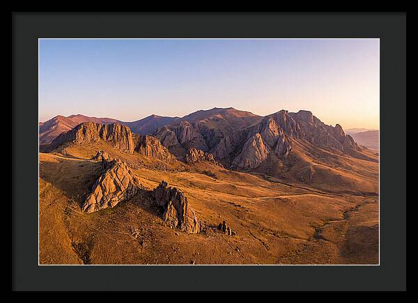 Quartz Mountain Vista At Dusk