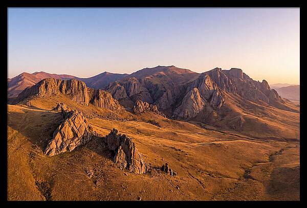 Quartz Mountain Vista At Dusk