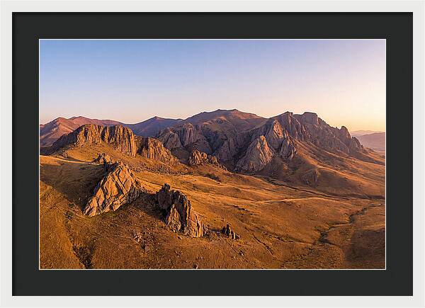 Quartz Mountain Vista At Dusk