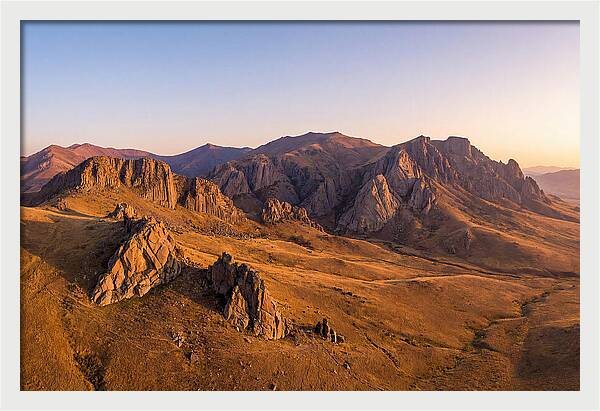 Quartz Mountain Vista At Dusk