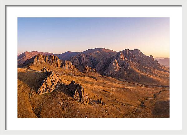 Quartz Mountain Vista At Dusk