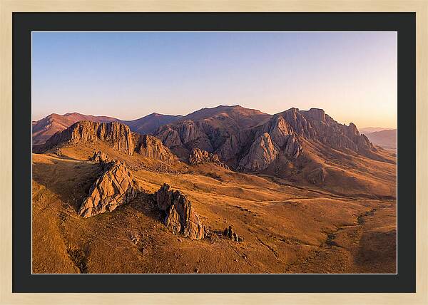 Quartz Mountain Vista At Dusk