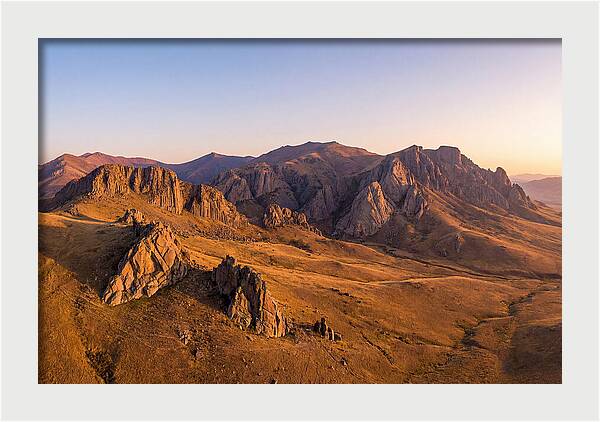 Quartz Mountain Vista At Dusk