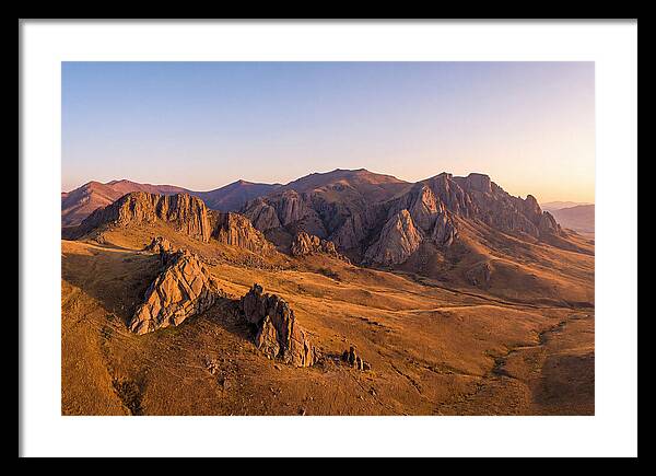 Quartz Mountain Vista At Dusk