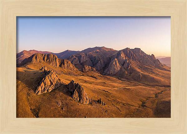 Quartz Mountain Vista At Dusk