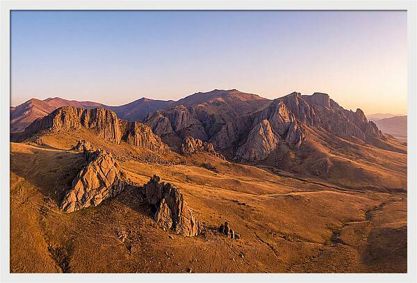 Quartz Mountain Vista At Dusk