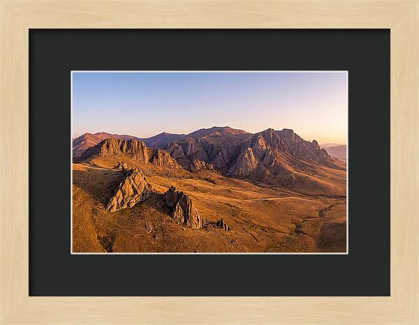 Quartz Mountain Vista At Dusk