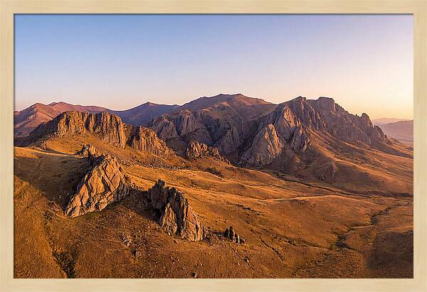 Quartz Mountain Vista At Dusk