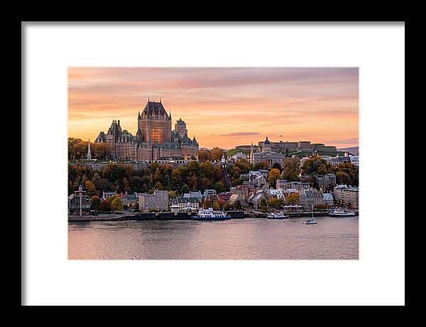 Quebec City At Golden Hour