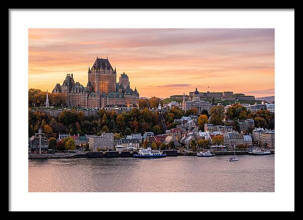 Quebec City At Golden Hour