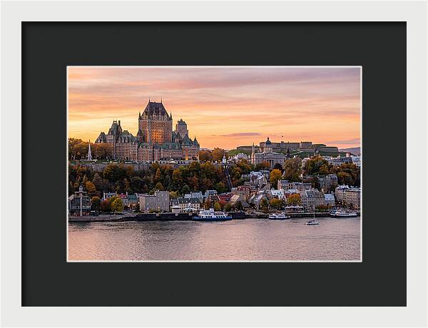 Quebec City At Golden Hour