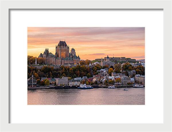 Quebec City At Golden Hour
