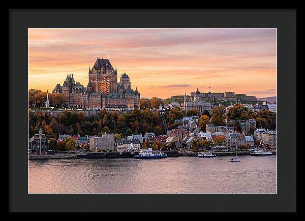 Quebec City At Golden Hour