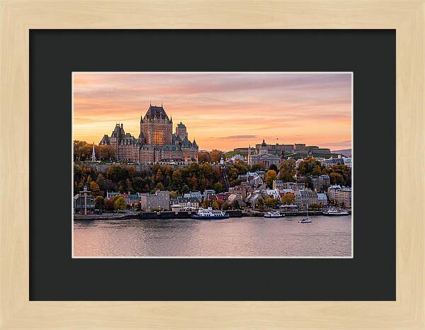 Quebec City At Golden Hour