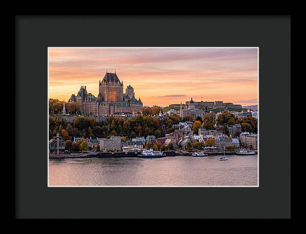 Quebec City At Golden Hour