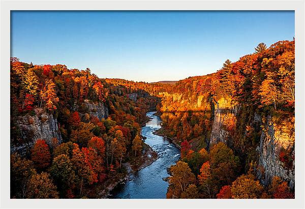 Quechee Gorge In Autumn Splendor