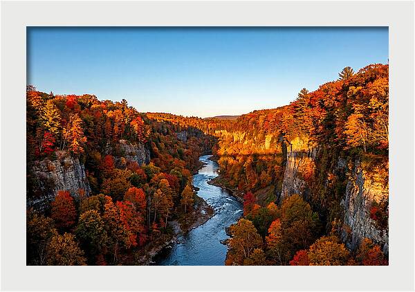 Quechee Gorge In Autumn Splendor
