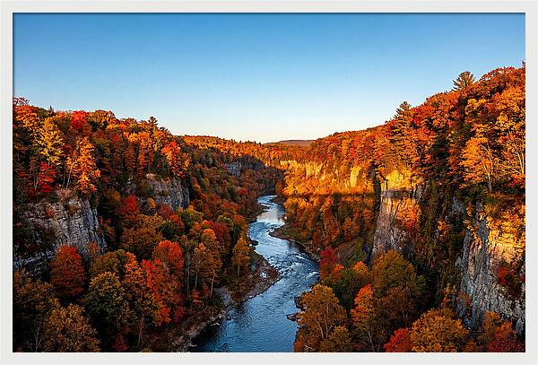 Quechee Gorge In Autumn Splendor