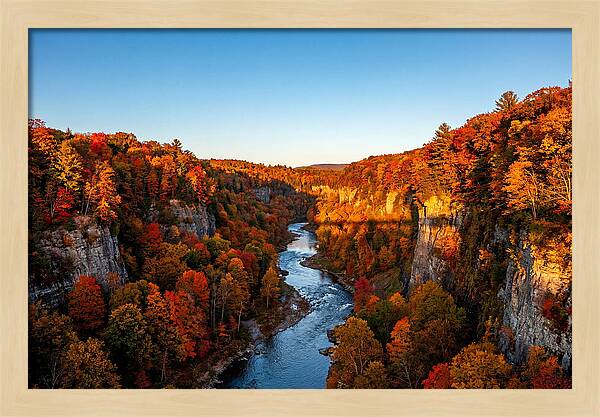 Quechee Gorge In Autumn Splendor