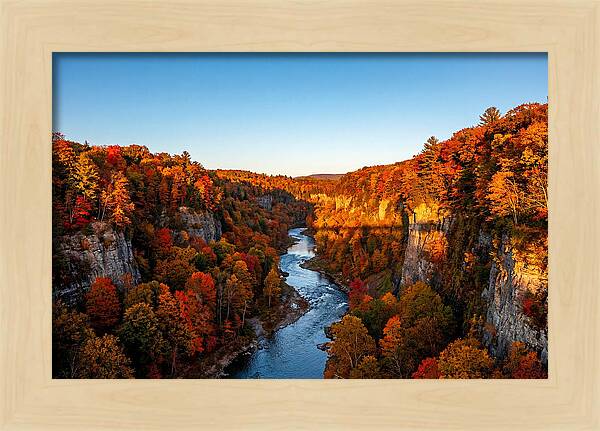 Quechee Gorge In Autumn Splendor
