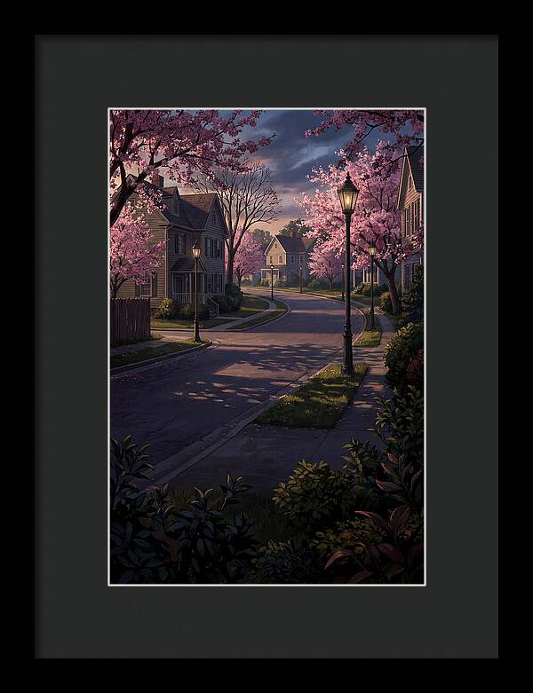Quiet Cherry Blossom Street