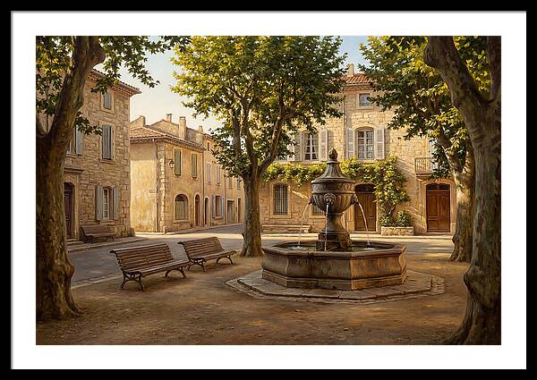 Quiet Moments In The Town Square