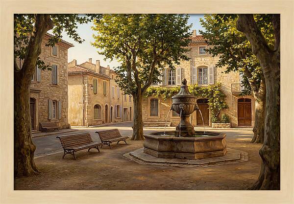 Quiet Moments In The Town Square